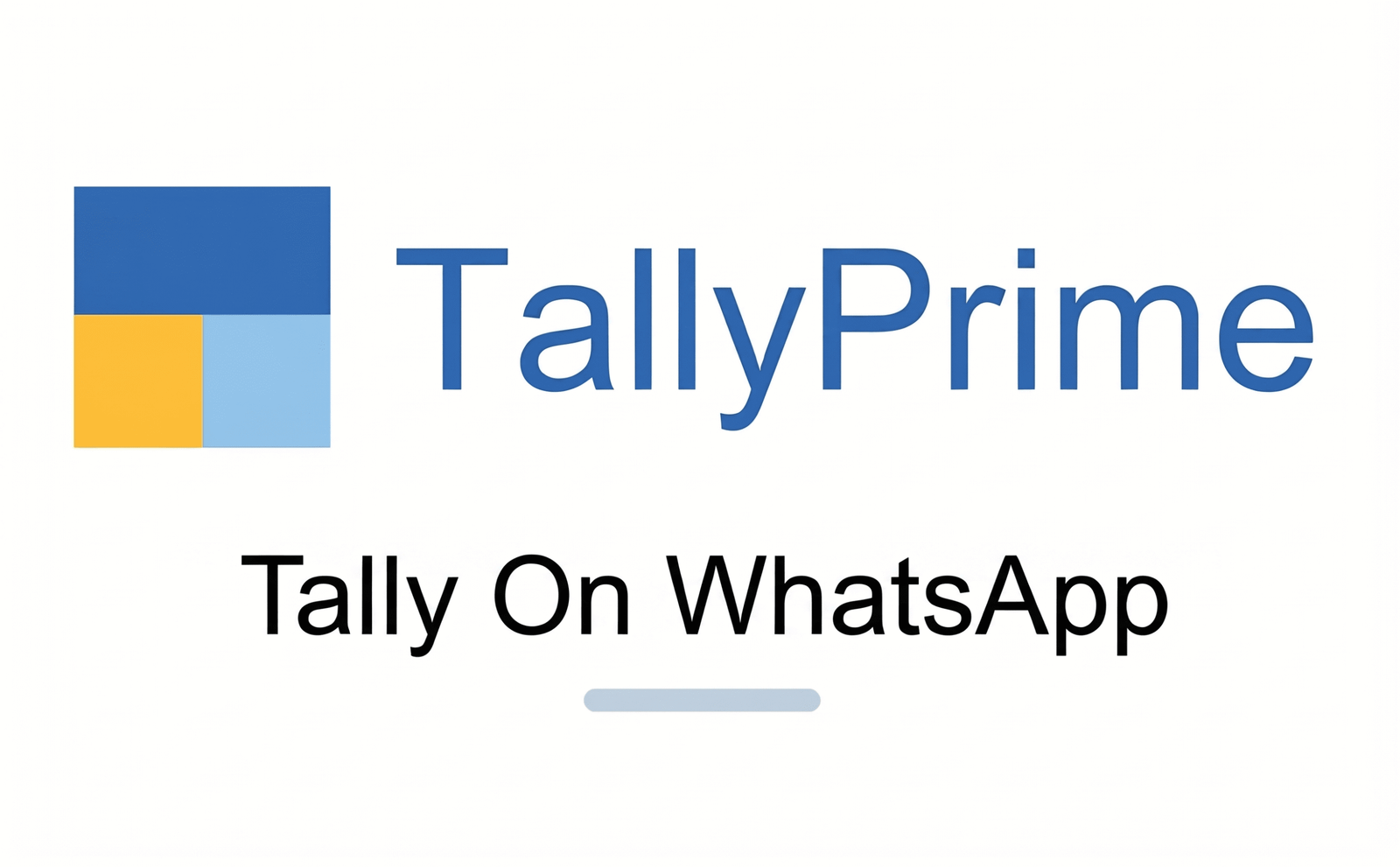 Tally On WhatsApp