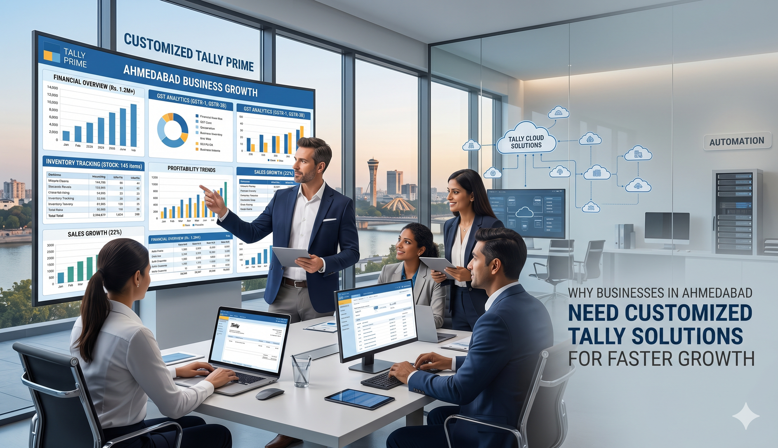 Why Businesses in Ahmedabad Need Customized Tally Solutions for Faster Growth